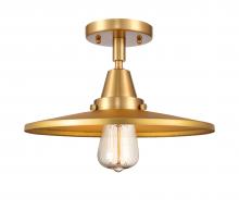 Innovations Lighting 447-1C-SG-MFR-SG-12 - Appalachian - 1 Light - 12 inch - Satin Gold - Flush Mount
