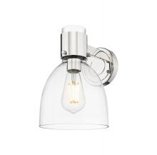 Innovations Lighting 464-1W-PN-G464D-7CL - Lawton Bell - 1 Light - 8 inch - Polished Nickel - Sconce