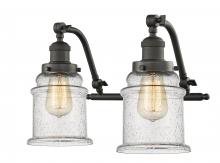 Innovations Lighting 515-2W-OB-G184 - Canton - 2 Light - 18 inch - Oil Rubbed Bronze - Adjustable Bath Vanity Light