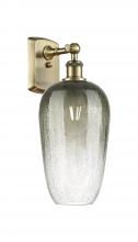 Innovations Lighting 516-1W-AB-G484-7SL - Brookhaven Flute - 1 Light - 7 inch - Antique Brass - Sconce
