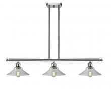 Innovations Lighting 516-3I-SN-G132-LED - Orwell - 3 Light - 36 inch - Brushed Satin Nickel - Cord hung - Island Light