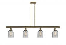 Innovations Lighting 516-4I-AB-G257 - Caledonia - 4 Light - 48 inch - Antique Brass - Cord hung - Island Light