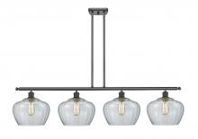 Innovations Lighting 516-4I-BK-G92-L - Fenton - 4 Light - 49 inch - Matte Black - Cord hung - Island Light