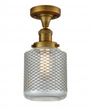 Innovations Lighting 517-1CH-BB-G262-LED - Stanton - 1 Light - 6 inch - Brushed Brass - Semi-Flush Mount