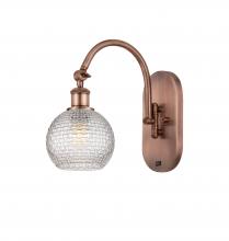 Innovations Lighting 518-1W-AC-G122C-6CL - Athens - 1 Light - 6 inch - Antique Copper - Adjustable Swing Arm