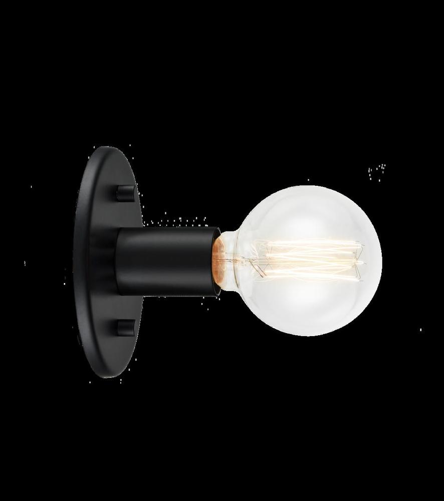 Kasa Black Wall Sconce / Ceiling Mount