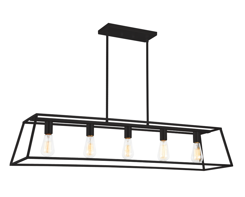 Candor Rusty Black Chandelier