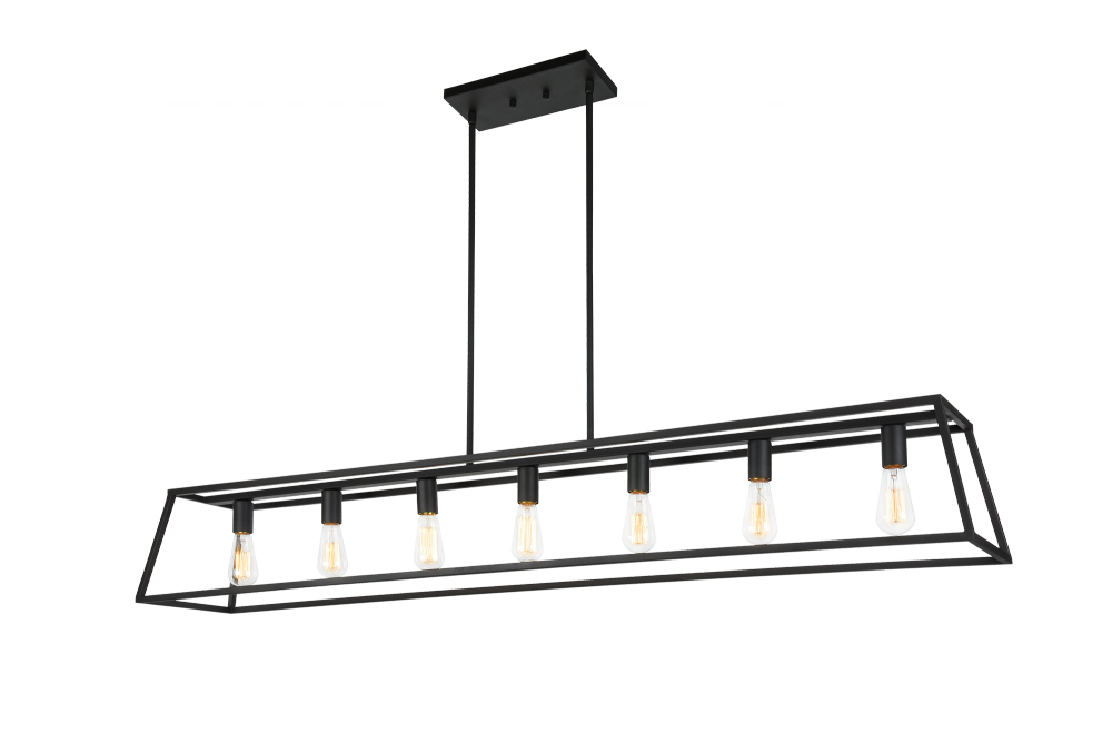 Candor Rusty Black Chandelier