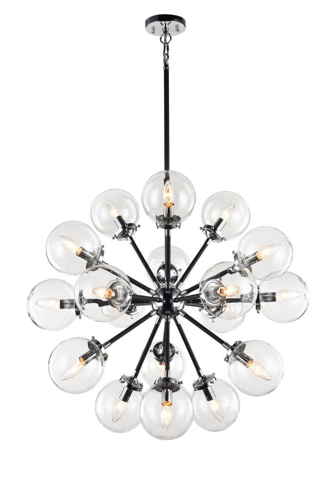 Soleil Chrome Chandelier