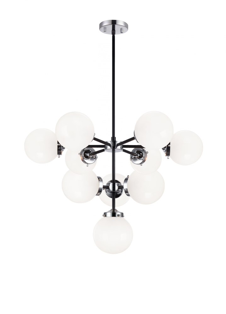 Maru Chrome Chandelier