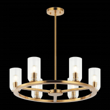 Matteo Lighting C34006AG - Westlock Aged Gold Brass Pendant