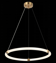 Matteo Lighting C34824AG - Inkara Aged Gold Brass Pendant