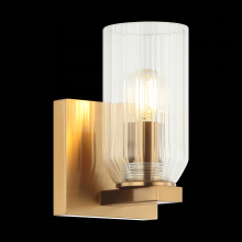 Matteo Lighting W34001AG - Westlock Aged Gold Brass Wall Sconce