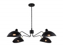 Matteo Lighting C57904BZ - Droid Bronze and Brushed Gold Pendant