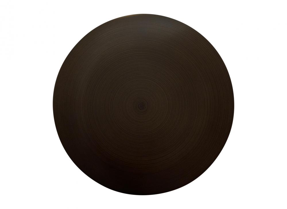 Discus Blanking Plate in Aged Pewter