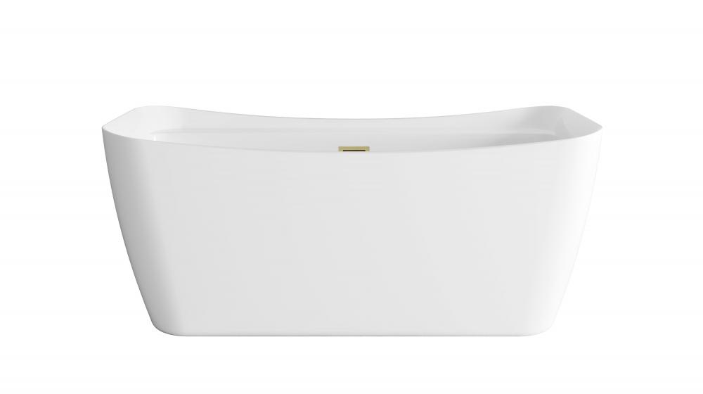 Bathtub 59.1x30.7x24.8 GW with BGD drain kit