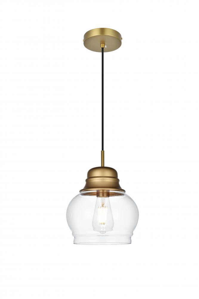 KENNA Hang D8"H8.7"L1 Satin Gold
