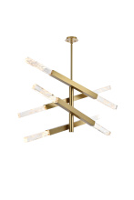 Elegant 2085L4SG - Ari 4-Bar Pendant in Satin Gold