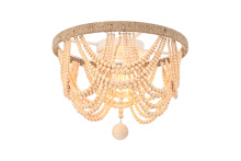 Elegant LD306F16BG - Flush Mount D16" H14" Beige