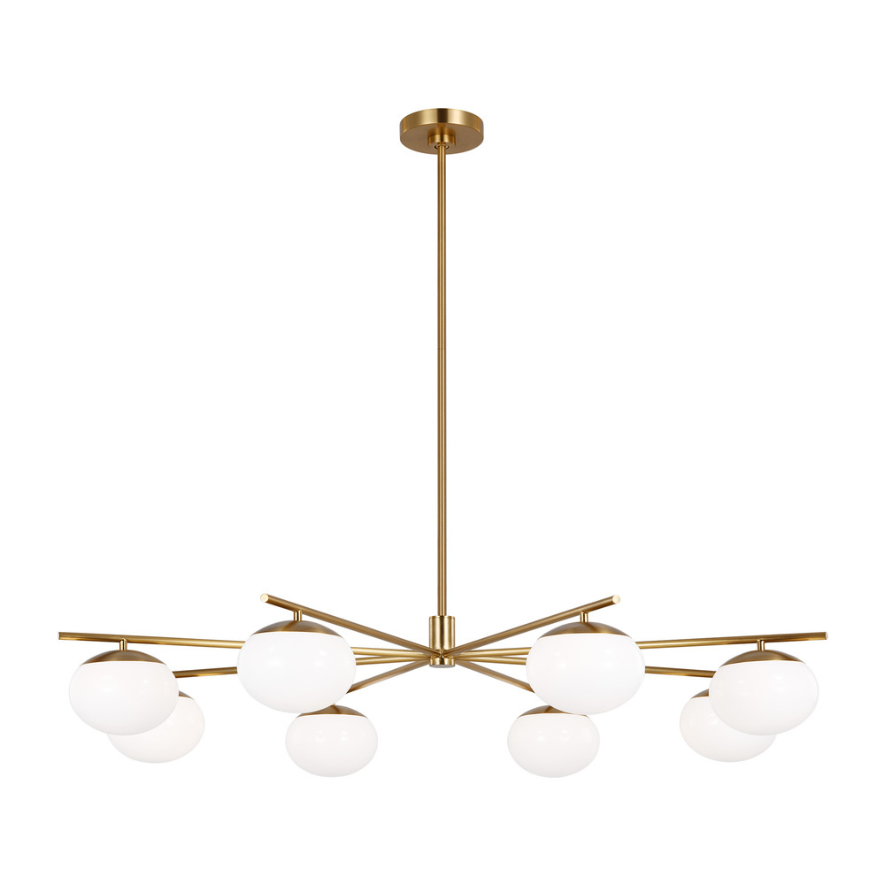 Visual Comfort Studio Collection EC1258AI Lune Chandelier - Thumbnail 3
