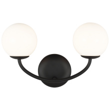 Visual Comfort & Co. Studio Collection AEV1012MBK - Galassia Two Light Vanity