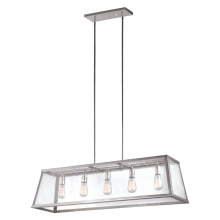Visual Comfort & Co. Studio Collection F3073/5PN - Harrow Linear Chandelier