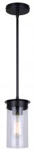 Canarm IPL1205A01BK - Benson 1 Light Black Pendant